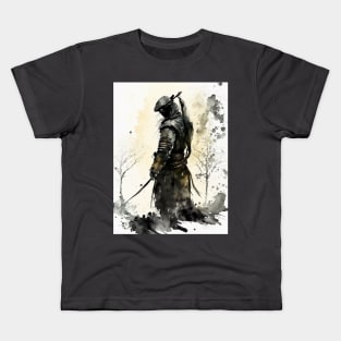 Silent Shadow: The Black Japanese Ninja Kids T-Shirt